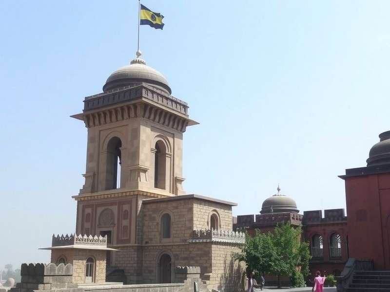 Sambhar Fortress Sentinel Gameplay Screenshot - Rajasthan Desert Fortress Defending Against Rakshasas with Shiva and Hanuman Towers