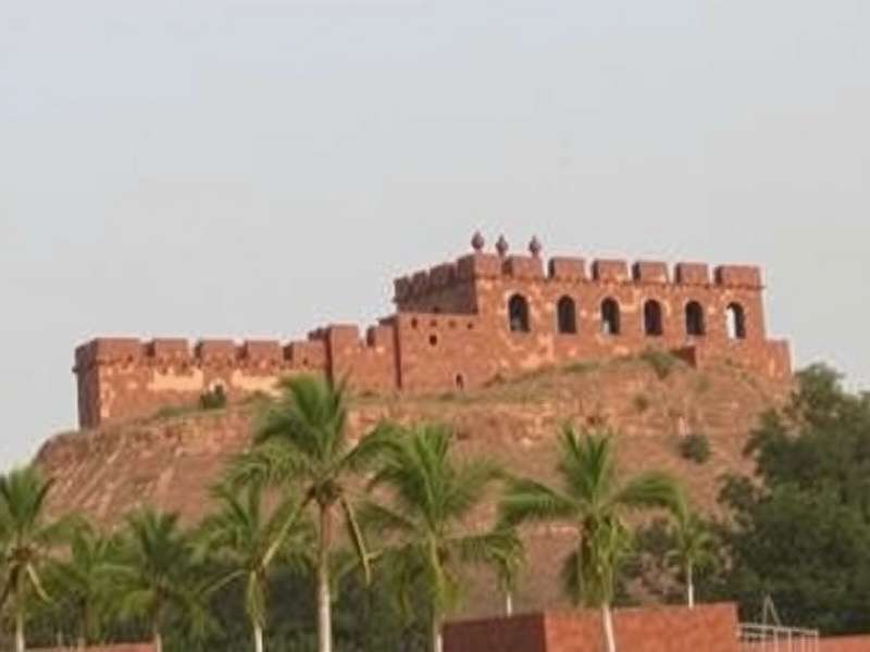 Sambhar Fortress Sentinel Official Cover Art - Ancient Indian Fortress Defending Against Mythical Creatures